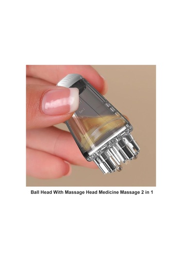 6 Ml Saç Derisi Aplikatör Mini Kafa Masaj Rulo Topu Fırça Saç Diğer