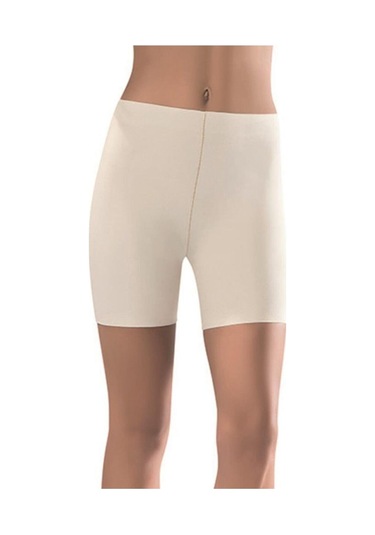 1 Beden Incelten Lazer Kesim Şort Korse Beyaz