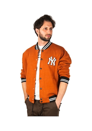 Deepsea Erkek Kiremit Rengi Çıtçıtlı Kolej Mont 2304760 Kiremit