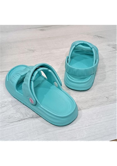 Calx 1260 Su Yeşili Hafif Rahat Kadın Terlik & Sandalet 001