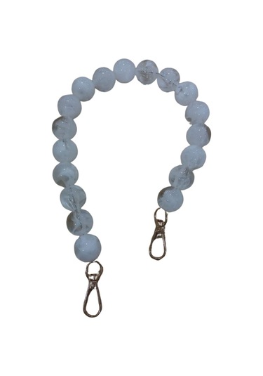 Çanta Askısı 40 Cm Akrilik Yuvarlak Sedef