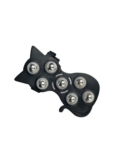 El Tipi Vücut Masaj Eldiven Omuz Sırt Uylukları İçin Tüm Vücut Masaj Aracı Dyw9f9 Siyah