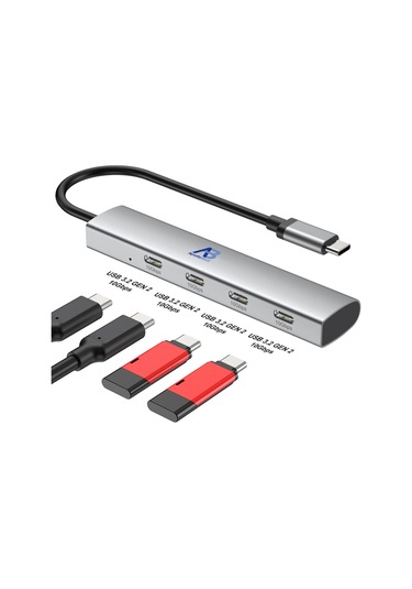 Uhp01-017 Apollobell 4 Portlu Usb C 3.2 Gen 2 Hub