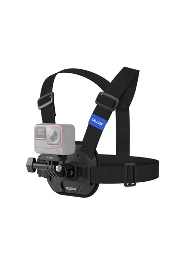 Geeroyoo Telesın S2-cgp-01 Spor Kamerası Hızlı Çıkarılabilir Göğüs Kayışı, Siyah Siyah
