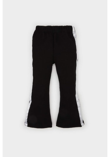 DeFacto Kız Bebek Beli Lastikli İspanyol Paça Tayt D6238A524WNBK81 Siyah