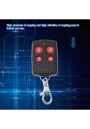Youmex 4 Tuşlu Kopyalama Kumandası - Garaj Kapısı, Araba Ve Alarm Sistemleri İçin Evrensel Rf Kumanda 315/433/868/915mhz
