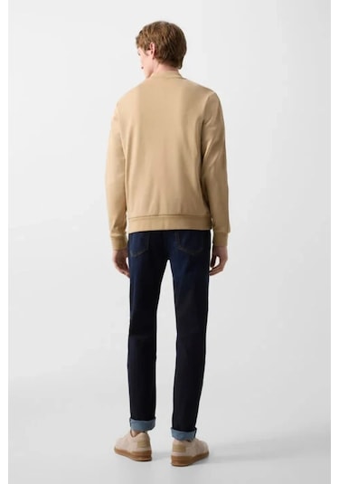 Bogner Lennox Jersey Lüks Sportif Stil, Erkek Ceket Camel
