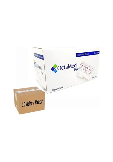 Octamed 15510 Esnek Flaster Fix Plaster 5 M x 10 CM 10 Adet