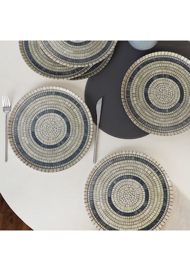 Keramika Mosaic Marvels Servis Tabağı 28 Cm 6 Adet 21620