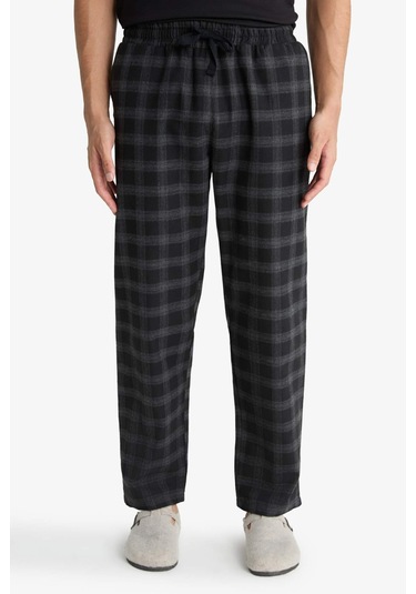 Defacto Regular Fit Cepli Uzun Boy Flanel Alt C6119ax25wnbk81 Siyah