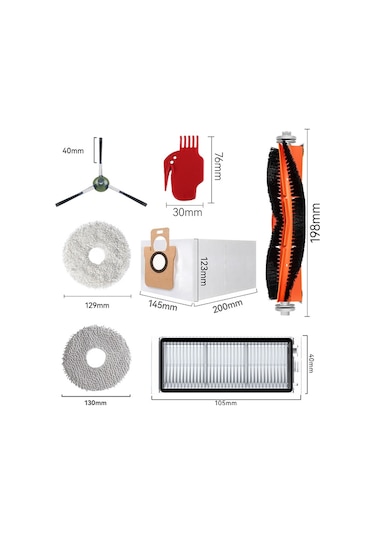 Cbtx Dreame L20 Ultra / X20 Pro / X20 Pro Plus Robot Süpürge Aksesuarları 1 Paspas Modülü İçin