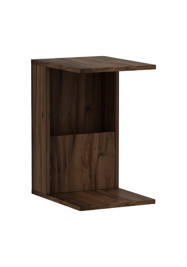 Bono Tekerlekli C Sehpa - Ceviz Ceviz