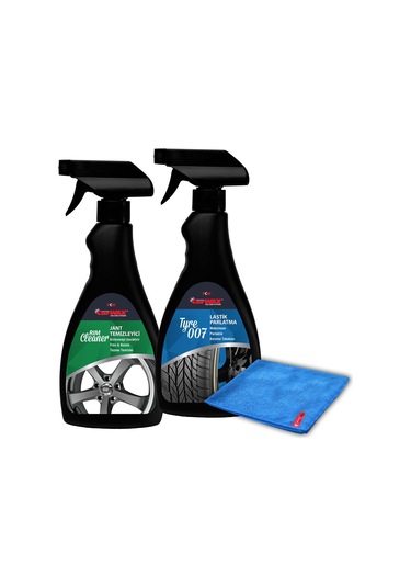 Carwax 2'li Set Lastik Parlatma & Jant Temizleme 500 ML