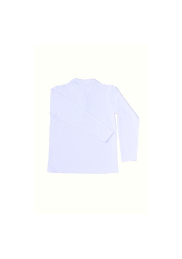 Çocuk Unisex Okul Lakosu Uzun Kollu C16 Beyaz