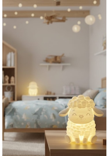 Led Aydınlatmalı Kuzucuk Gece Lambası