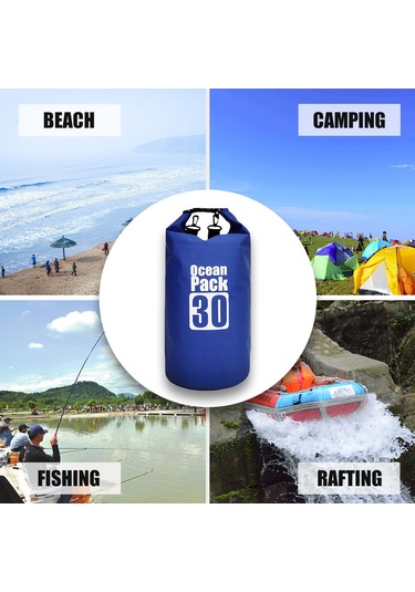 Vkemall Yeşil 15l Tek Askılı Su Geçirmez Çanta - 500d Pvc, Yırtılmaya Dayanıklı, Rafting Ve Surf İçin Roll Top Kapatma Sistemi