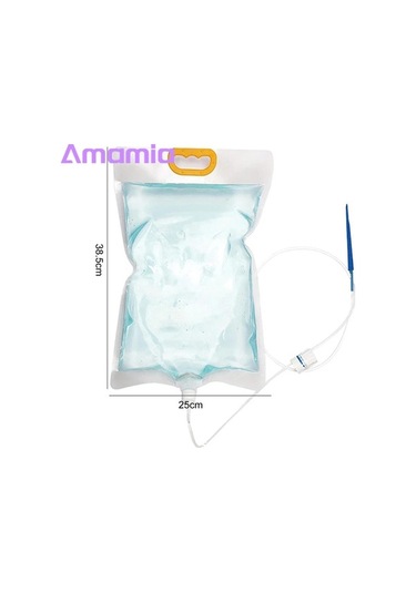 Ulzyvf Lebihmurah 5105 Amamia Otomatik Sulama Torbası, Sabit Hızlı Damla İğneli, Damla Sulama Torbası