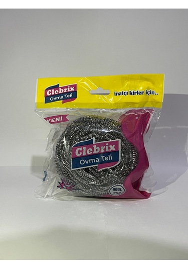 Technow Paslanmaz Çelik Büyük Endüstriyel Boy Bulaşık Ovma Teli Jumbo Boy 60 Gr