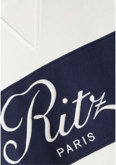 Frame Ritz Unisex Spor Kapşonlu Sweatshirt Cream