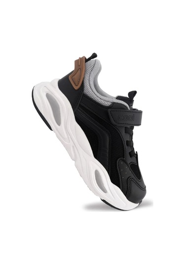 Evo Sneaker Ortopedik Taban Unisex Çocuk Spor Ayakkabı Siyah