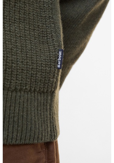 Barbour Mainland Knitted Hırka Ol51 Olive Yeşil