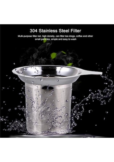Jms Paslanmaz Çelik Hasır Demlik Çay Süzgeci Çaydanlık Drinkware Mutfak