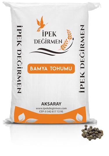 İpek Değirmen 250 Gr Yenilebilir Bamya Tohumu Katkısız Doğal