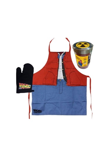 Back To The Future: Marty Apron Oven Glove Önlük Seti