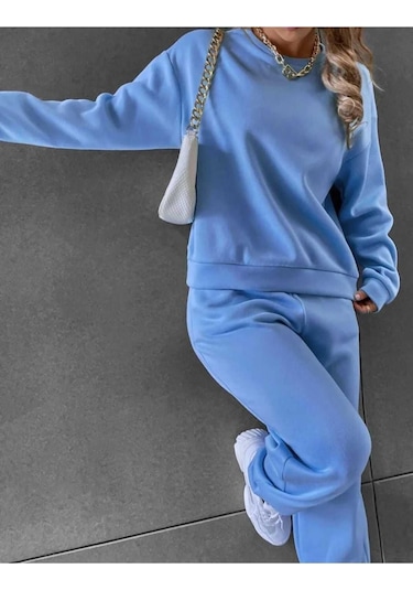 Kozia Outdoors Alt Üst Takımı Jugger Sweatshirt Bebe Mavi