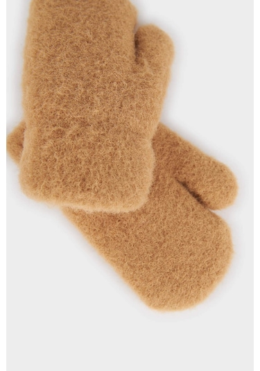 Defacto Erkek Bebek İçi Suni Yünlü Eldiven F0028a525wnbn450 Kahve