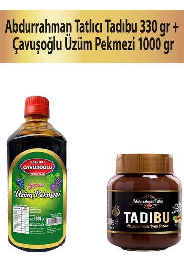 Abdurrahman Tatlıcı Tadıbu 330 G + Çavuşoğlu Üzüm Pekmezi 1 KG