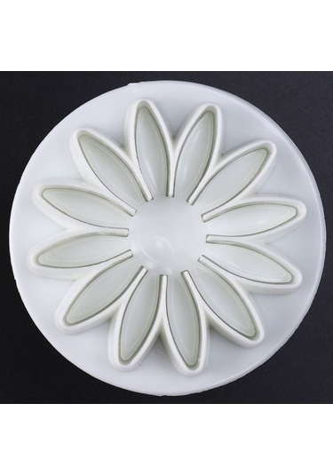 Ulzyvf Zanaat Kurabiye Kek Kalıplama Seti, Fondan Aksesuarlar, 46 Parça Beyaz Beyaz