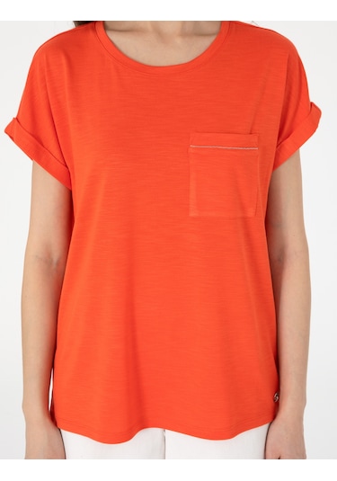 Pierre Cardin Kadın Kırmızı Tişört 50301440-vr030 Kırmızı