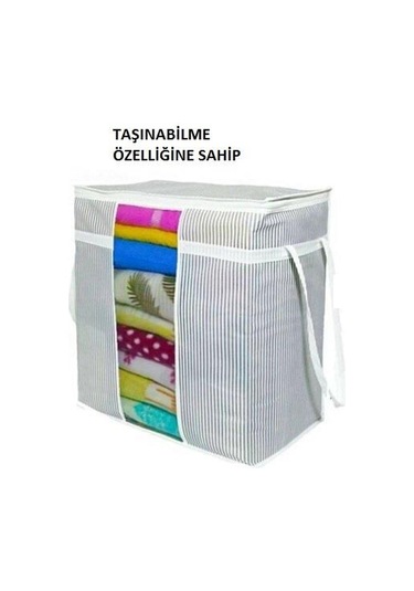 Pencereli Hurç Saklama Çantası Dolap İçi Düzenleme Organizer