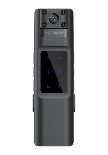 Teltree Wifi Bağlantılı 1080p Spor Kamerası - Geniş Açılı Gece Görüşlü Hareketli Kayıt Cihazı Siyah