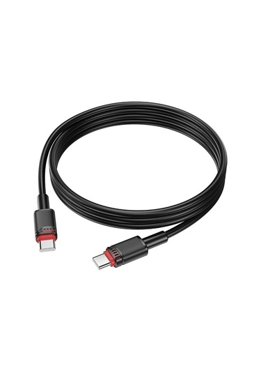 Borofone Bx110 Beneficio Pd60w Tip-c Tip-c Hızlı Şarj Veri Kablosu, Uzunluk: 1m Siyah