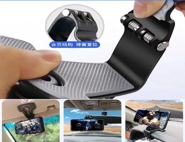 Ceylan Adam Araba Gösterge Üstüne Takılan 360 Oynar Başlıklı Telefon Tutucu