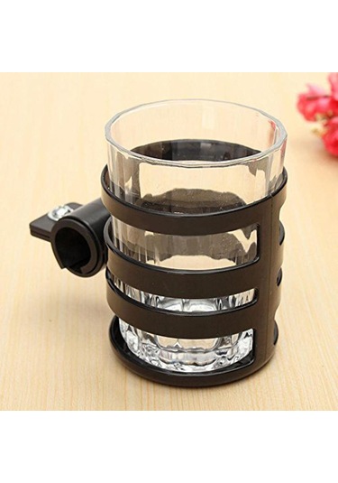 Suntek Çocuklar Bisiklet Bardak Tutucu Kahve Bisiklet Gidon Kupa Siyah