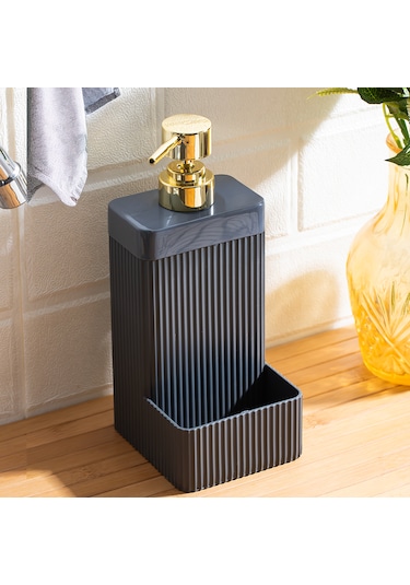 Perotti 13139 Lisbone Süngerlik Hazneli Sıvı Sabunluk Antrasit