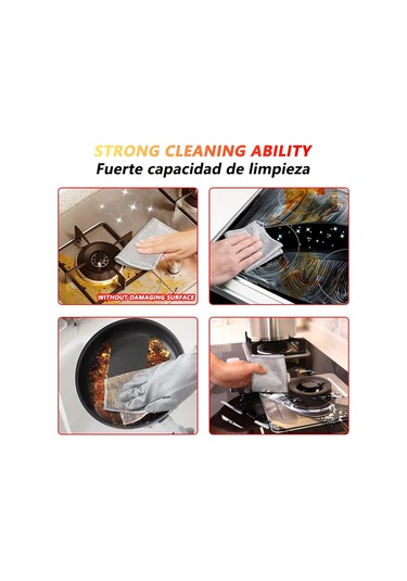 Sihirli Temizlik Bezi Çok Amaçlı Tel Mucize Temizlik Bezi Diğer