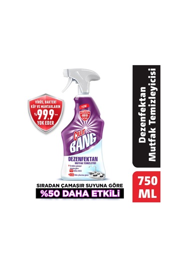 Cillit Bang Banyo + Mutfak Dezenfektan Sprey Temizleyici 2 x 750 ML