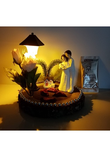 Sarılan Çift Temalı Kütük Teraryum