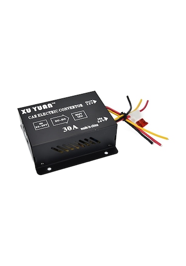 Xuyuan 380w Düşürücü Dönüştürücü 24v - 12v 30a Otomotiv Dc Güç Buck Dönüştürücü