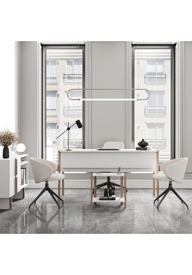 Lagomood Zenith Ofis Takımı Beyaz Meşe