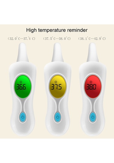 Sones Gt Kızılötesi Vücut Termometresi Dijital Lcd Elektronik Termometre Kulak Alın Çocuk Ateş Sağlık Bakım Aracı Pembe