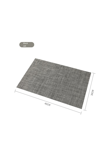 Xurunkeji Placemats 6'lı Set Yıkanabilir Silinebilir Mutfak Masası İçin Placemats Isıya Dayanıklı Kaymaz Masa Matları-e Mavi
