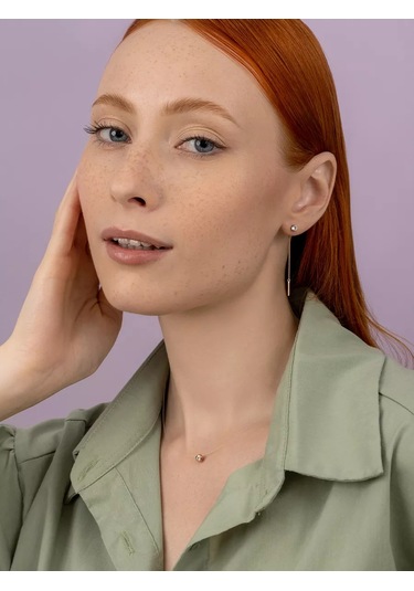 Veronika Jewelry Factory 925 Ayar Gümüş Serçe İpli Kolye 100963318 Altın