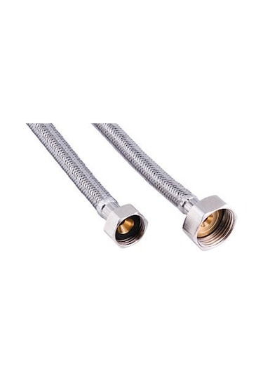 Gms 3-8 - 3-8 Spiral Çelik Örgülü Klozet Bağlantı Hortumu Flex 3 Adet 40 CM