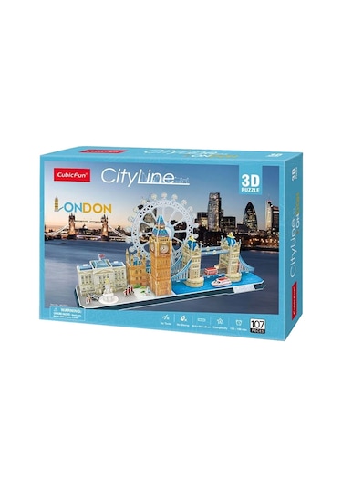 Cubicfun 3d Puzzle 107 Parça City Line London İngiltere Mc253h