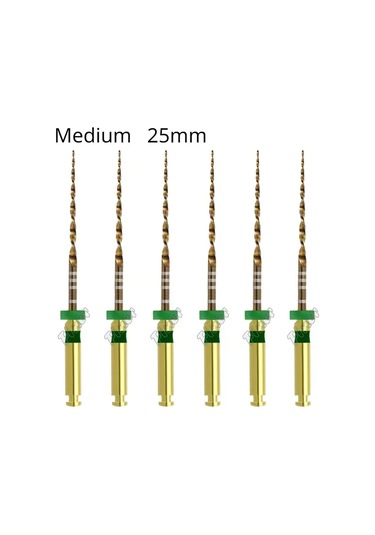 Diş Pistonlu Dalga Altın Endo Bir Dosya Endomotor Kök Kanal Hazırlama Endodontik İçin Döner Endodontik Dosyaları Black